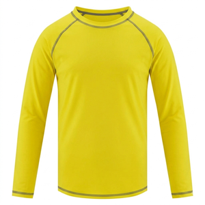 T-shirt à manches longues pour enfants Haipeng, nouvelle collection, sous-vêtement de printemps, coupe ajustée, finition enduite, style tendance, UPF50+ 100% - Product Image 4