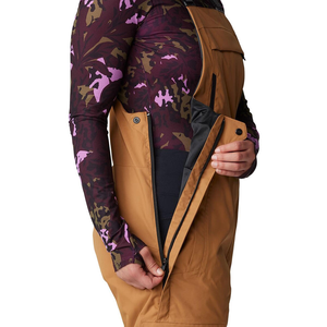Pantalon de ski unisexe professionnel de haute qualité, coupe-vent et isolé, avec fermeture éclair, pour l'extérieur, chaud, pour l'hiver - Product Image 4