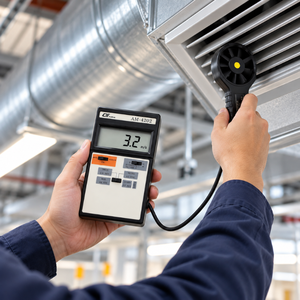 Anémomètre compact Lutron pour la surveillance des sites |   Anémomètre numérique portatif pour la mesure de la vitesse du vent et les tests de débit d'air - Product Image 3