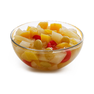 Canned Tropical Fruit Cocktail Mixed Fruits in <b>Light</b> Syrup <b>Pineapple</b> Mango Papaya Food Grade Vietnam Wholesale Export Supplier - Product Image 4