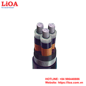 Cables de alimentación de media tensión AXV/Doble blindaje Resistente al calor 3 núcleos de aluminio 20/35 (40,5) kV 500m Hecho - Product Image 3