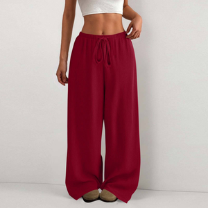 Women Heavyweight Cotton Jogger Pants Soft <b>Brushed</b> Fleece Winter Wear Women's Loose Fit Sweatpants - Product Image 5