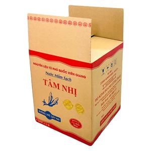 Caja de Cartón Corrugado Impermeable con Diseño Personalizado, Ecológica, Hecha con Materiales Reciclados, Impresión Offset para Frutas y Verduras - Product Image 1