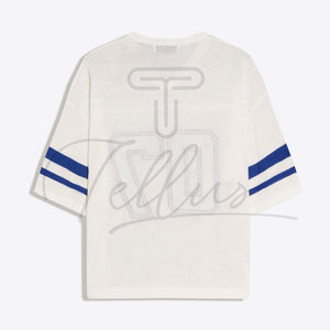 Camiseta Boxy Personalizada de Calidad, Camiseta Oversize Lisa con Corte Boxy, Camiseta de Malla de Moda Oversize para Hombre - Product Image 5
