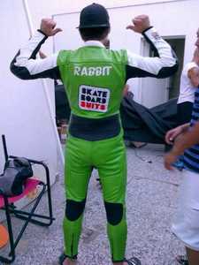 Men's Full Sleeve Leather <b>Motorcycle</b> <b>Jacket</b> and Pants Set Windproof All Seasons Racing Wear - Product Image 3