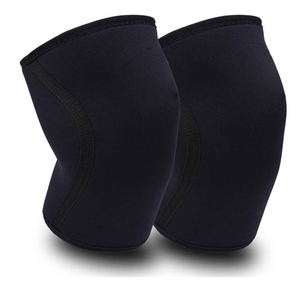 Neoprene Adult Knee Sleeve Support <b>Pads</b> Weightlifting Training Breathable Heavy Duty Adjustable Foldable Portable Non-Slip - Product Image 6