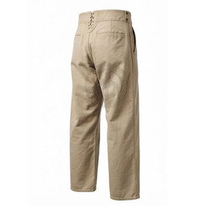 Pantalon de combat durable pour homme, design traditionnel, coupe droite, taille mi-haute, en toile légère, avec coutures renforcées et ajustables - Product Image 5
