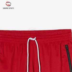 Shorts de sport en mesh pour l'entraînement, décontractés, pour le basketball, le fitness, la course à pied, longueur genou, taille élastique - Product Image 6