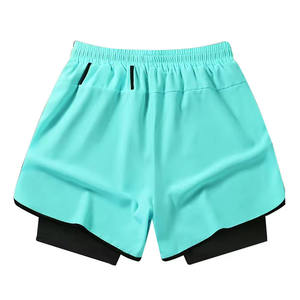 Shorts d'été pour hommes style urbain coupe ajustée imperméables respirants séchage rapide écologiques taille mi-haute avec cordon de serrage pour la course - Product Image 4