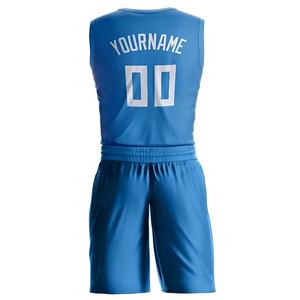 Ensemble de maillot de basket-ball professionnel personnalisé, créez votre propre uniforme de basket-ball, unisexe, taille plus, respirant, 100% polyester - Product Image 4