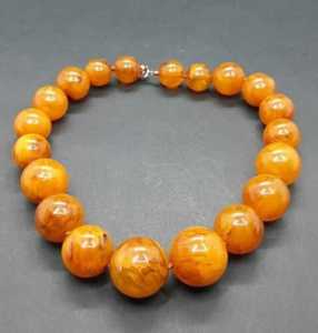 Premium Quality MN EXPORTS Hand-made Natural Pearl <b>Resin</b> Pendant Beaded Necklace Women's Fashion Jewelry Party Wedding Occasions - Product Image 1