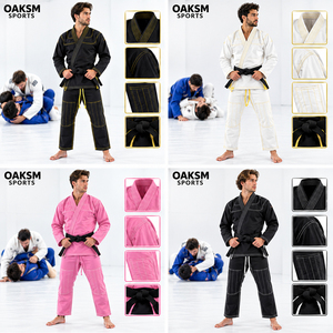 ชุดยูโด BJJ ระบายอากาศได้ดี ทนทานต่อการฉีกขาด มีตารางขนาดที่ปรับแต่งได้ ชุดยิวยิตสูสำหรับผู้ชาย ผู้หญิง และเด็ก - Product Image 6