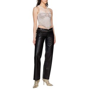 Black Canvas Winter Streetwear <b>Pants</b> Custom Mid Waist Cross-<b>pants</b> Breathable Eco-Friendly High Quality Women's - Product Image 4