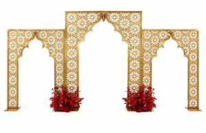Estatua de Elefante para Decoración de Ceremonias de Boda, Panel Láser Majestuoso para Celebraciones de Walima y Nikkah - Product Image 2