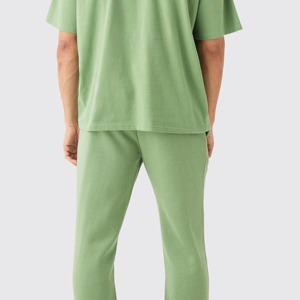 Two Piece <b>Summer</b> Casual Outfit <b>for</b> <b>Men</b> Best Quality T Shirt <b>Trousers</b> Set Short Sleeve Quick Dry Comfortable Breathable Daily - Product Image 5
