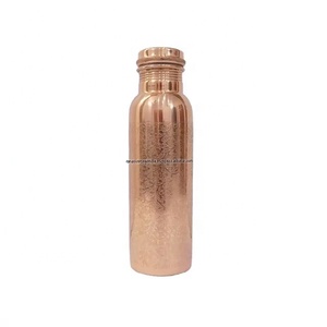 Botella de Cobre Puro de la Mejor Calidad, Diseño Grabado, para Beber Directo, Unisex, Mejora la Salud, Reutilizable, Regalo para Gimnasio y Deportes - Product Image 4