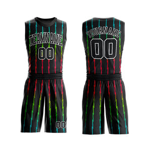 Uniformes de Baloncesto de Secado Rápido de Buena Calidad con Logotipo Personalizado de Diseño OEM, Uniformes de Baloncesto Sublimados con Diseño Personalizado - Product Image 1