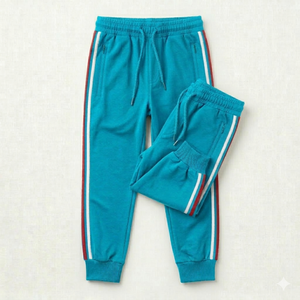 Pantalon de survêtement de football pour enfants 2026 en gros – Mélange polyester et coton, séchage rapide, à prix abordable - Product Image 1