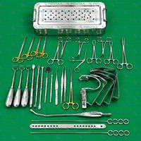 Ensemble professionnel d'instruments chirurgicaux en acier inoxydable pour tonsillectomie ORL, usage hospitalier, manuel, réutilisable, certifié CE, CHIRURGICAL