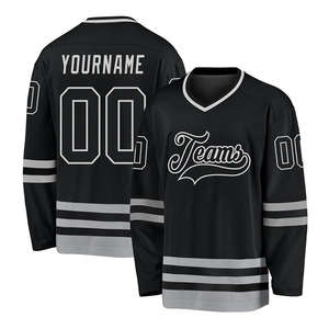 Nouvelle arrivée, maillot de hockey sur glace personnalisable, disponible en plusieurs couleurs, conçu pour les adultes, nom d'équipe OEM - Product Image 1