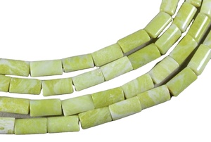 High quality Rectangle Beads serpentine bead <b>crystal</b> women <b>necklace</b> jewellery square gemstone bead Jewelry Making suppler - Product Image 6