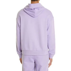 Sweat à capuche unisexe de haute qualité pour homme, coupe classique, logo personnalisé sur le devant, tissu polaire polyester/coton, design avec poche, poids lourd - Product Image 4