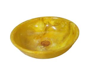 Bols en résine jaune polie écologique-Design de luxe économique pour les hôtels, les restaurants et les fêtes - Product Image 4