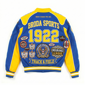 New Design Mens Fashion Vintage Racing <b>Jacket</b> Casual Streetwear F1 <b>Motorcycle</b> Unisex Breathable <b>Summer</b> Winter Heavy Cotton - Product Image 3