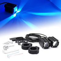 Feux LED TCYATO 12V-85V pour moto, adaptés aux motos sportives et aux voitures, phares clignotants 4 couleurs, niveau IP68