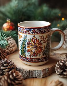 แก้วกาแฟเซรามิกสไตล์เกาหลี งานแฮนด์เมด ลายเพ้นท์มือ รูปทรงแปลกตา เป็นมิตรต่อสิ่งแวดล้อม คุณภาพสูง นำเข้าจากต่างประเทศ - Product Image 3