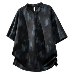 Camiseta de Tenis Personalizada para Hombre, Lavada con Ácido, Transpirable, Ligera, Cómoda, Anti-Rozaduras, de Malla de Poliéster - Product Image 4