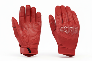 Comfortable Custom Embroidery Logo Anti <b>Slip</b> Riding Gloves <b>Full</b> Finger Protective Motocross Racing Gloves Touch Screen Windproof - Product Image 6