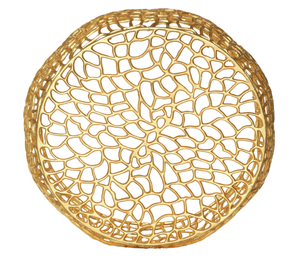 Mesa de centro de aluminio para sala de estar de diseño de lujo, con marco dorado y superficie metálica dorada, mesa auxiliar para sofá, muebles en oferta. - Product Image 4