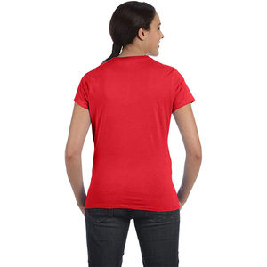 Tops Deportivos Cortos de Verano para Mujer al por Mayor, Diseño Ajustado, Sexy, con Logotipo Personalizado en la Espalda, Ecológicos, Manga Corta, OEM - Product Image 5