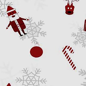 Guantes de Horno de Color Rojo y Blanco con Diseño Navideño de Calidad de Exportación para Uso en la Cocina, Guantes de Horno con Logotipo Personalizado - Product Image 3