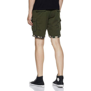 Shorts cargo décontractés pour hommes à taille élastique, personnalisables, respirants, légers, écologiques, séchage rapide, multi-poches - Product Image 4