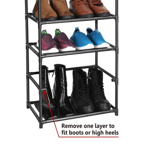Shoe <b>Storage</b> Cabinet with Detachable Compartments Multilayer Shoe <b>Rack</b> Organizer for Dormitory Bedroom Entryway - Product Image 4