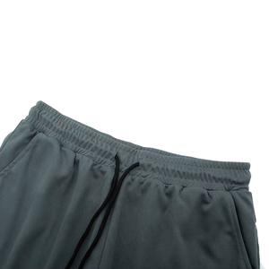 Shorts de course ajustés 2-en-1 gris et noir pour homme, en Spandex/Polyester, avec doublure de compression, séchage rapide et respirant, pour la gym - Product Image 4