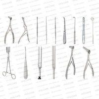 Ensemble d'instruments chirurgicaux diagnostiques ORL Otologie Rhinologie Laryngologie Septoplastie Kit médical Oreille Nez Gorge par Vaslcare