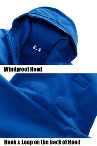 Veste Softshell Tactique pour Hommes OEM, à Capuche, Coupe-Vent, Résistante à l'Eau, Style Manteau d'Extérieur - Product Image 4