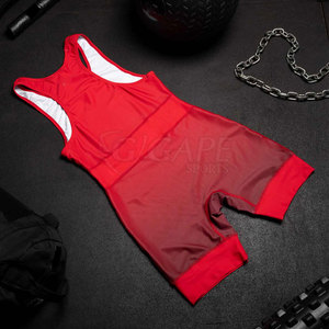 Trajes de Lucha Cómodos y Elegantes, 100% Poliéster, Diseño Personalizado en la Parte Delantera, Ropa Deportiva Resistente, Venta al Por Mayor - Product Image 6