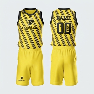 Uniforme de Baloncesto para Hombre, Personalizable con Logotipo y Diseño, Transpirable, Cómodo, Sin Mangas, Absorbe la Humedad, Colores Sólidos, Venta Caliente - Product Image 5