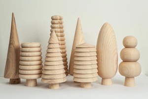Wooden Christmas Tree Shape <b>Table</b> Object for Home Offices Room and Bedside <b>Table</b> Decoration Natural Finished Xmas Tree - Product Image 4