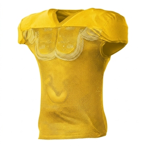 Men's <b>Black</b> Mesh Sleeveless V-Neck <b>Football</b> Jersey Breathable Fitted Sport <b>Top</b> Adult All Seasons - Product Image 5