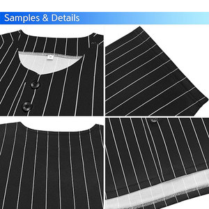 Maillot de baseball personnalisé le plus vendu pour hommes – Maillots de baseball vierges en gros à manches courtes unisexe pour le fitness - Product Image 5