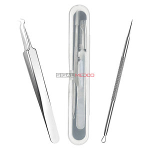 Blackhead Splinter Remover Tools Stainless Steel Professional 2pcs Reusable <b>Waterproof</b> Multifunctional Eco-Friendly Easy Removal - Product Image 2
