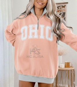 Sudadera de Forro Polar Oversize para Mujer con Cuello Alto, Personalizable con Logotipo, Venta al por Mayor, Calidad Premium, Estilo Urbano, de Alta Demanda - Product Image 2