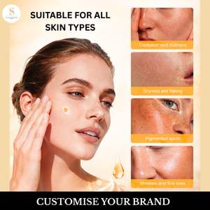 Crema de Cápsulas de Vitamina C Premium, Hidratante, Iluminadora, Reafirmante, Reparadora de la Barrera Cutánea, Uso Nocturno, Para Todo Tipo de Piel, Caja de Marca Privada - Product Image 4