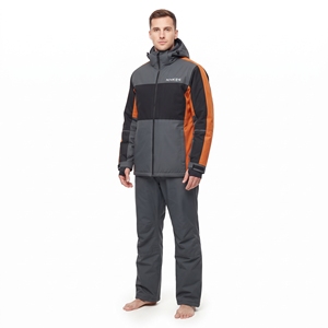 Ensemble de veste de ski coupe-vent pour homme, imperméable, à capuche, respirant, pour les sports d'hiver, le ski, les activités de plein air - Product Image 4