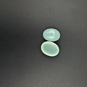 Piedra preciosa verde de jade natural Aqua Onex de alta calidad, corte ovalado, pulida y suelta, para la fabricación de joyas. - Product Image 4